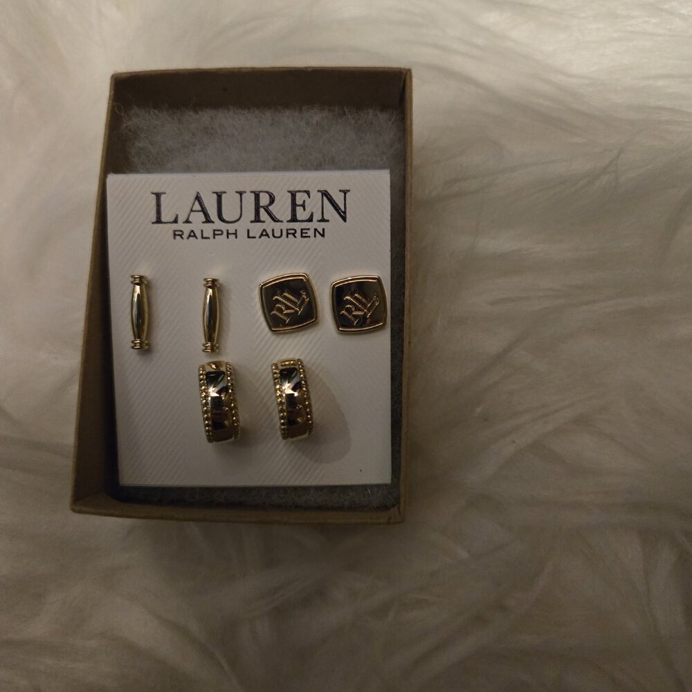 Ralph Lauren Earring Set - Picture 2 of 3